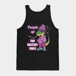 purple up for military kids Tank Top